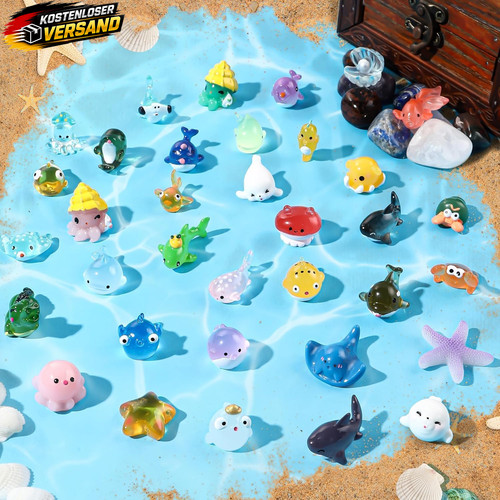 Miniatur meeresfiguren set - miniatur,