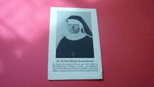 Andachtsbildchen Kreuzschwester Ulrika Nisch, Konstanz