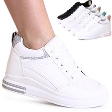 Damen Keilabsatz Sneaker Keil