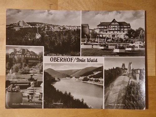 Ansichtskarte oberhof panorama - ansichtskarte,