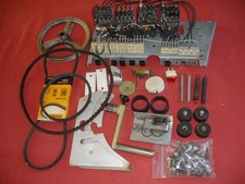 KONVOLUT ERSATZTEILE CORDES 900 HEISSMANGEL RIEMEN SCHÜTZ GLEITRING KURBEL USW.