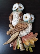 Eule Deko Holz Figur Holzfigur