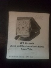 DDR GARANTIE 1953 VEB MECHANIK