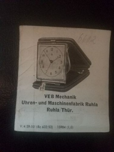 Ddr garantie 1953 veb - ddr,