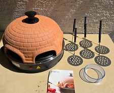 Emerio Pizzaofen Pizzarette für 6 Herbst Winter Minipizza Pizza-Maker Pizza Ofen