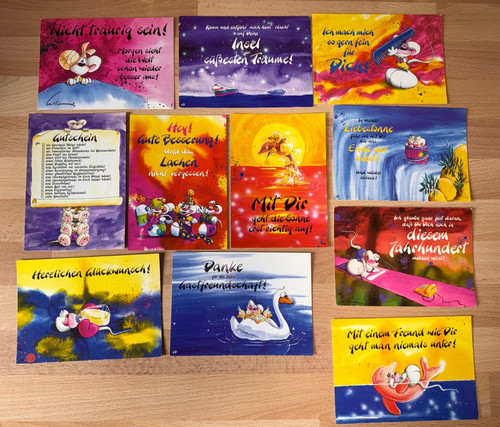 Diddl postkarte serie - diddl,