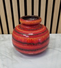 Keramik Vase 284-15 Red Lava