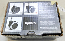 6991 Hartbodenrollen für Topstar-Stühle Ø 5cm Parkettrollen Ø Stifte 10 mm