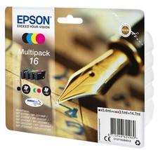 Original Epson 16 Multipack 4er-Pack WorkForce WF-2010W WF-2630 WF-2650DWF