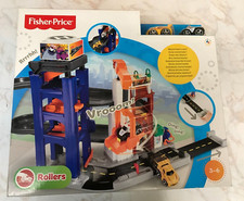 Fisher Price Roll N Go Get Away Garage mit Motorkran Y5008 ~brandneu~