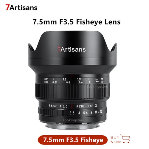 7artisans 5mm aps c - 7.5mm, f3.5