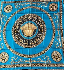 VERSACE seiden tuch In Blau