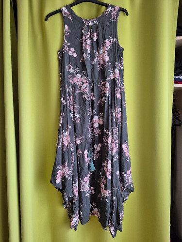 Apricot damen kleid grau - kleid,