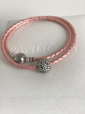 PANDORA Lederarmband mit