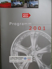 Mille Miglia Felgen Programm 2001 katalog Revenge2,Evo,Action,Spider,Light,NM