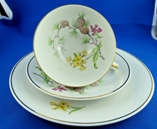 PMR Bavaria Jäger & Co Goldrand, Vintage, 3-tlg. Sammelgedeck