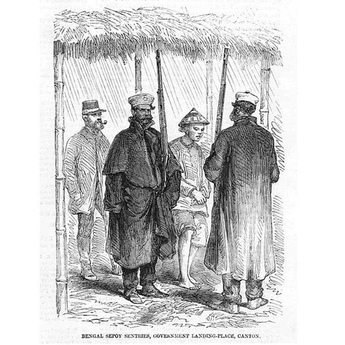China bengal sepoy sentries - sepoy, at