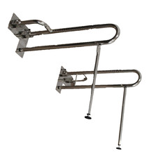 WC Toilette Stützklappgriff