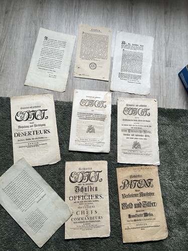 Historische dokumente preußen - historische,