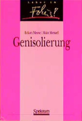 Genisolierung eckart meese und - meese,