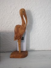 Kranich Vogel aus Holz Vintage