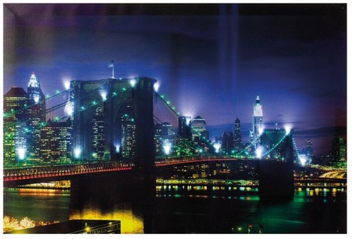 Led bild brooklyn bridge - bild,