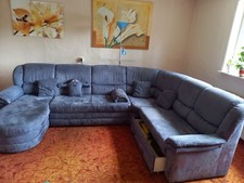 wohnlandschaft mit schlaffunktion und bettkasten