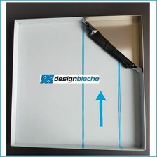 Aluminium Wanne 1,5mm Dekor Folie INNEN Kaninchenstall Bodenwanne Vogelkäfig Alu