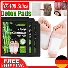 100x Entgiftungspflaster Fusspflaster Detox Pflaster Bambusessig Foot Patch Pads