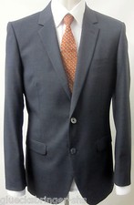 Sakkos Herrensakkos Anzug Sakko 100% Wolle Dark Grey NEU NEU NEU