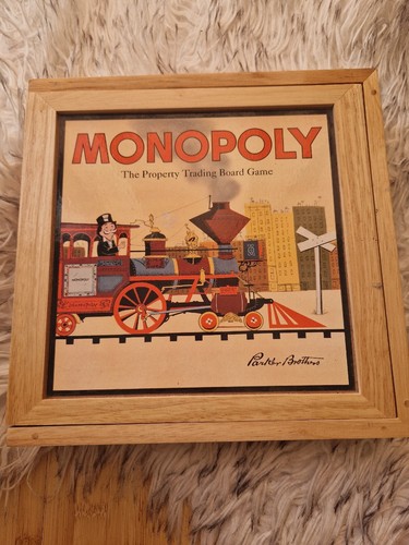 Monopoly 40753 nostalgie holz - monopoly,