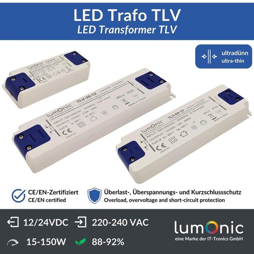 Led trafo tlv serie - tlv-serie, 12/24v