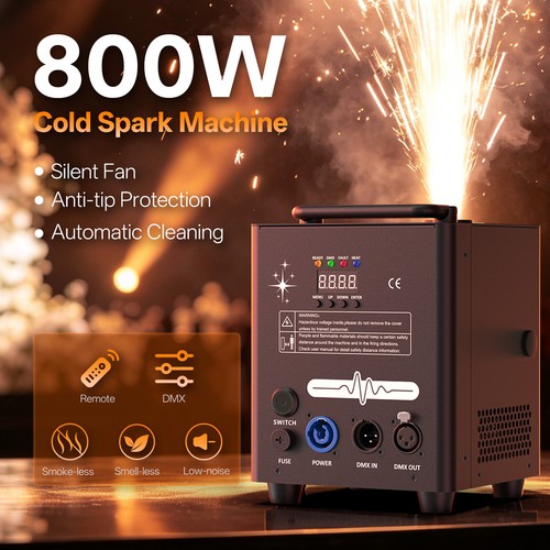 Mini 800w cold spark machine - 800w,