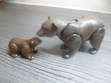 Playmobil  Wildlife  Mama Braunbär mit Baby Bär  Auch zu Tierpark Waldtiere etc.