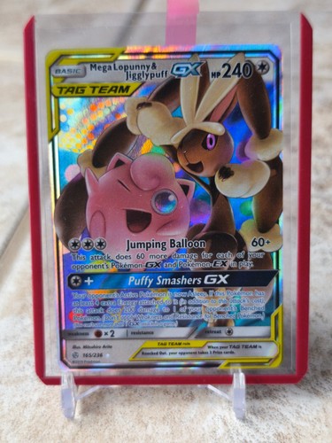 Mega lopunny jigglypuff gx - lopunny,