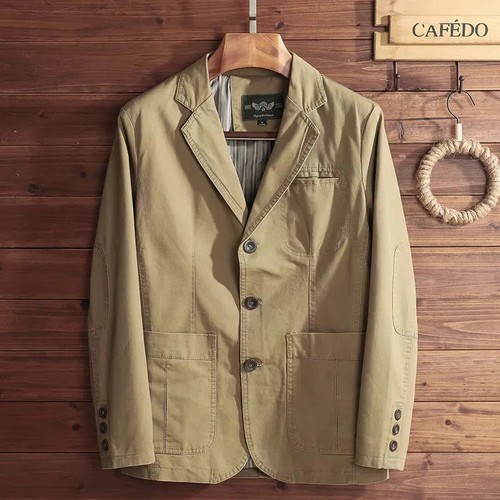 Herren blazer safari jacke - blazer,
