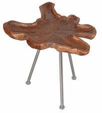 Beistelltisch 63cm Teak Holz