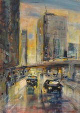 Gerry miller malerei city - gerry, miller-malerei."city"
