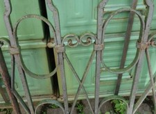 altes Tor Eisengitter Gartentor  Nr. #12 ca. 96  X 87 cm