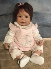 Künstlerpuppe von Monika Levenig  „Bonnie“ Silikon-Vinyl / Stoff ca. 43cm