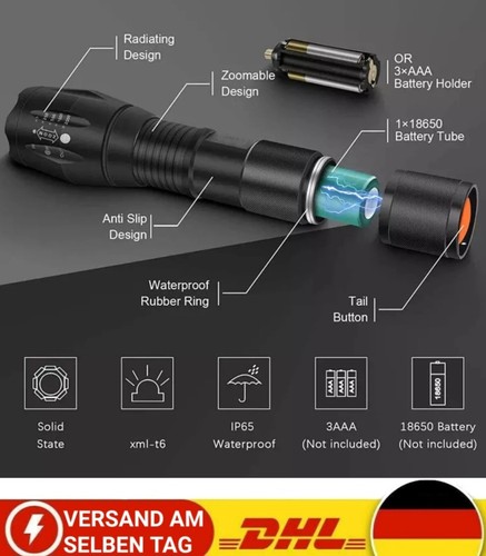 Super helle led taschenlampe - helle,