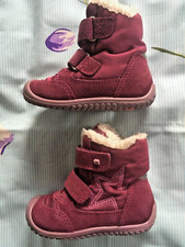 "ELEFANTEN" - Stiefel für Mädchen in brombeerrot, gefüttert, Größe 20, gebraucht