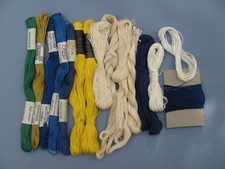 8 Stränge à 15 Meter + Reste Stickgarn - versch. Farben  verschiedene Hersteller