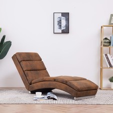Chaiselongue Wildleder-Optik
