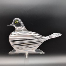Glas Vogel Taube weiße