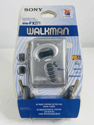 Walkman sony fx271 cassette - walkman,