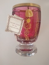 Fussbecher, rot lasiert