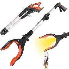 Greifzange Müllzange Greifhilfe ABS 80cm Greifarm Müll Greifer Abfall Zange DE