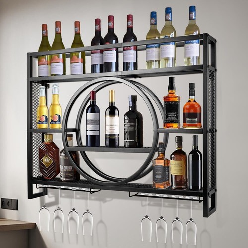 Weinhalter wand mit - weinhalter, glashalter