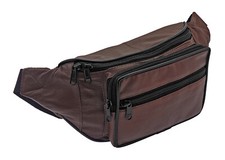 + Leder Bauchtasche